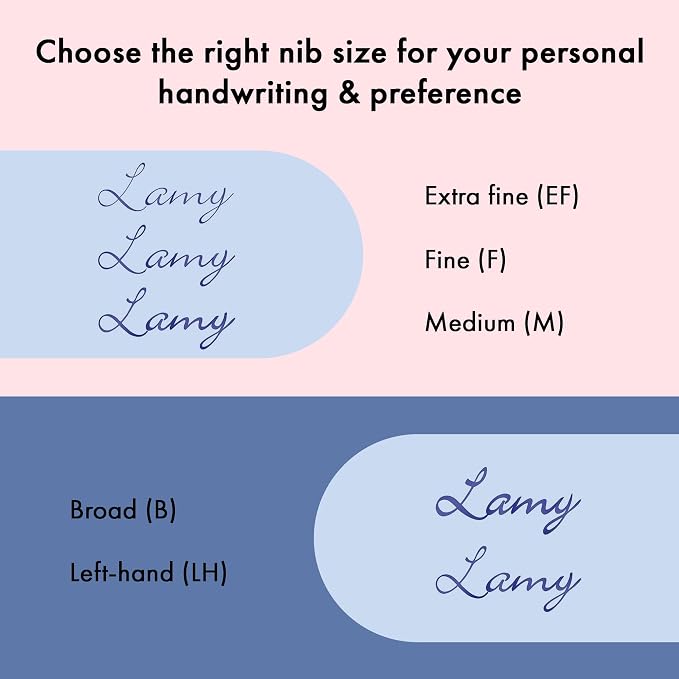 LAMY safari lightrose - Fountain Pen with ergonomic grip & polished steel nib in size F - ideal for any Writing & Calligraphy - including LAMY T 10 blue cartridge - Right-Handed | Lamy Fountain pen with ergonomic grip - robust ASA plastic - incl. LAMY ...