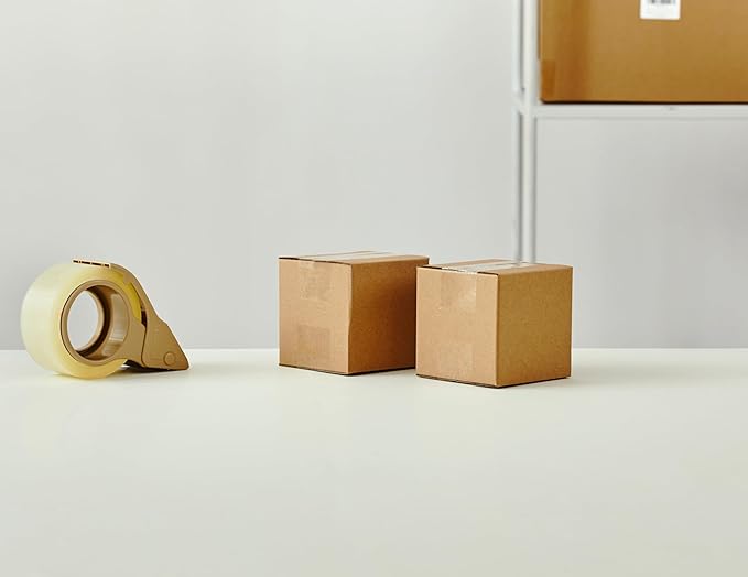 25 Packs Small Shipping Boxes 4X4X4 Inches, Kraft Corrugated Cardboard Boxes, For Small Business, Easy Assemble For Mailing, Moving, Packing And Storing