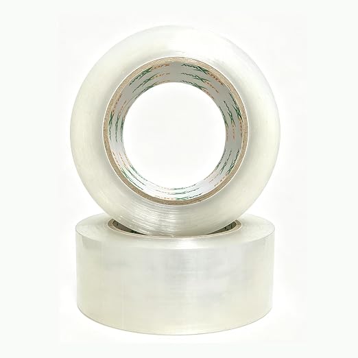 Clear Packing Tape, 1.88" x 60 yds, 2Rolls,Tape for Shipping Packaging Moving Sealing, Thicker Clear Packing Tape, (2.7Mil x 1.88" x 60Yds)