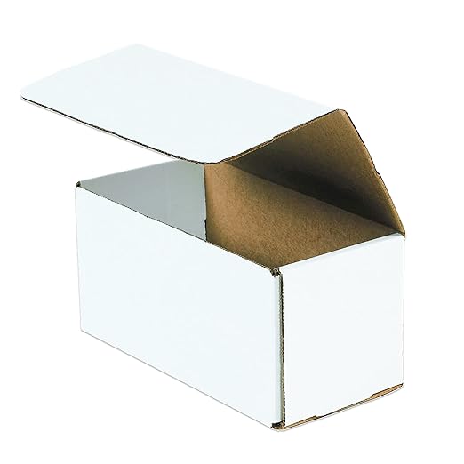 BOX USA Shipping Boxes Small 10"L x 6"W x 6"H 50-Pack - Heavy Duty Corrugated Cardboard Box for Moving, Mailing, Packing, Packaging and Storage