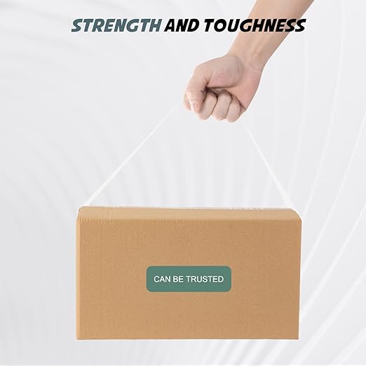 36 Rolls Thin Heavy Duty Carton Sealing Clear Packing Tape 2 Inch x 55 Yards 3" Core 2 Mil Thick, Strong Pressure-Sensitive Adhesive Packaging Tape for Storage Moving Mailing Box Shipping