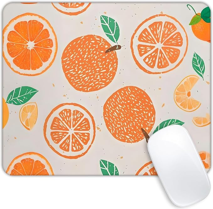 Main Squeeze Orange Stamped Mouse pad Customized Mousepad Non-Slip Rubber Base Mouse Pads for Computers Laptop Office Desk Accessories Mouse pad