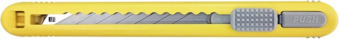 NT Cutter ABS Grip 30-Degree Multi-Blade Cartridge Knife (A-553P),Yellow