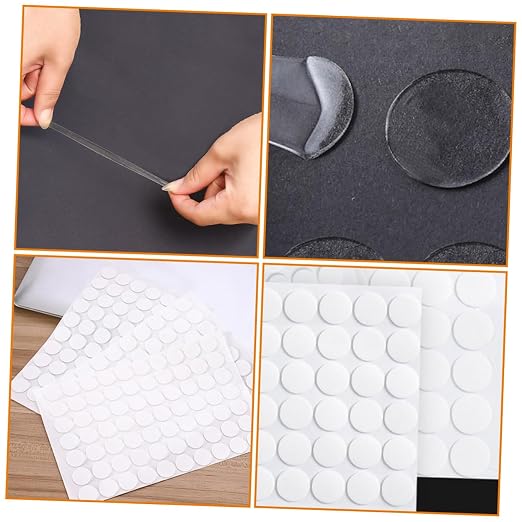 jojofuny 7Sheets Double Sided Adhesive Dots for Wall and Office Removable Sticky Fixers for Photos Paint Wall Adhesive Convenient and for Various Occasions