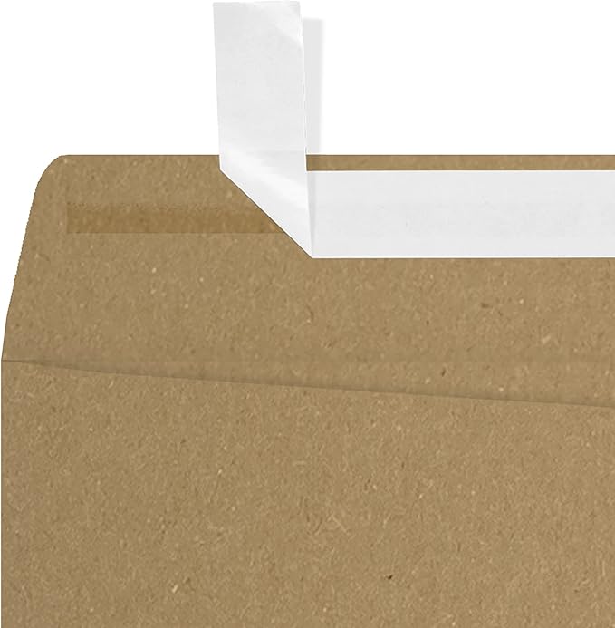 LUXPaper 9 x 12 Open End Envelopes | Peel & Press | Grocery Bag Brown | 70lb. Text | 250 Qty