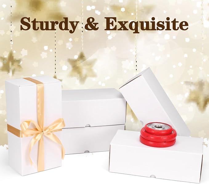 WIFTREY 12x6x4 White Shipping Boxes Set of 20, Small Corrugated Cardboard Mailer Box 12 x 6 x 4 for Packaging Small Business
