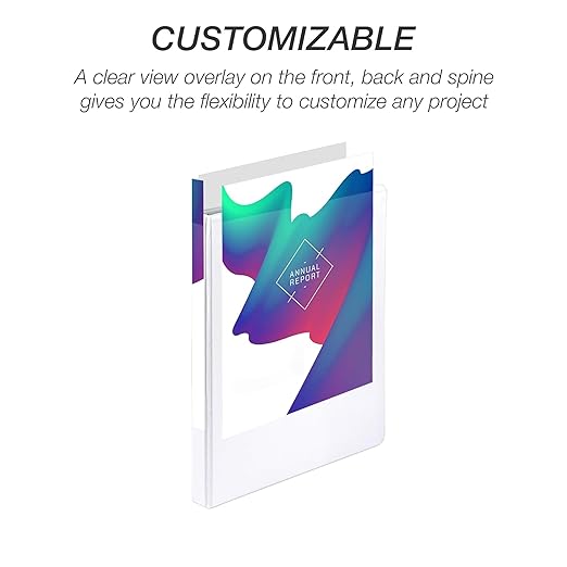 Samsill Economy 0.5 Inch 3 Ring Binder Bulk Pallet, Round Ring Binder, Customizable Clear View Cover, White, Pallet of 768 Binders in 32 Cartons