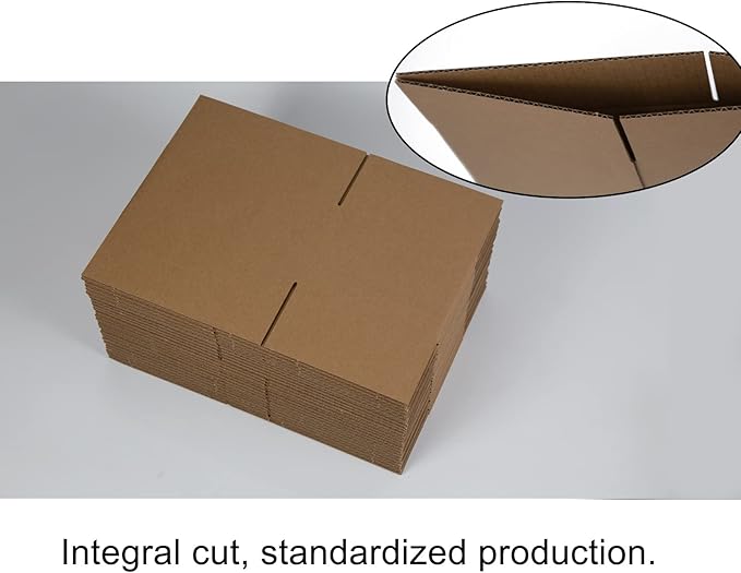 Shipping Boxes 8x6x4 Inches Small Corrugated Cardboard Boxes, 25 Pack