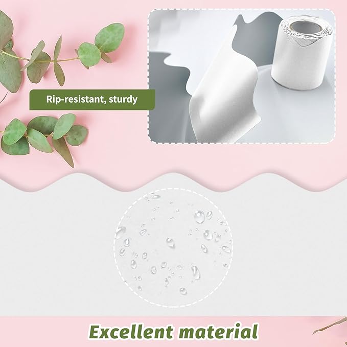Rolls 262.4 Ft Bulletin Board Borders - White Scalloped Border Bulletin for Classroom, School & Office Decor - White Borders Classroom Bulletin Decorations