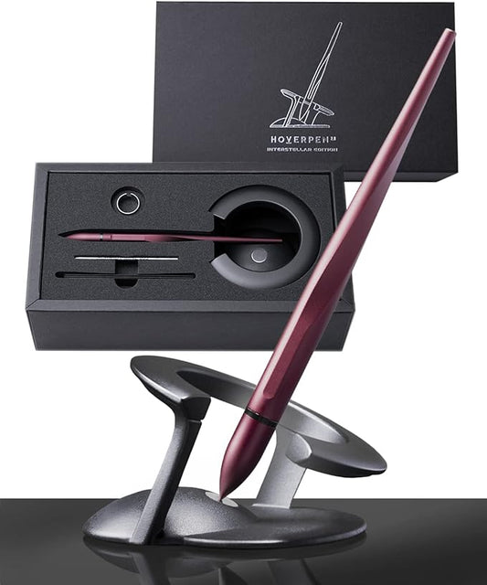 novium Hoverpen Interstellar, Mars Magma, Ballpoint Pen, Unisex | 23.5 Degree Angle, Schmidt Ballpoint Cartridges, Smooth Writing, No Spills, No Spotting, No Explosions