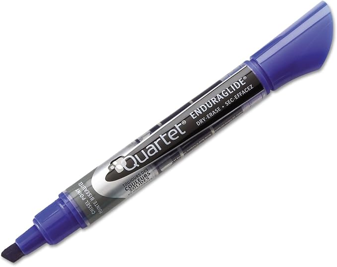 Quartet Dry Erase Markers, Whiteboard Markers, Bullet Tip, EnduraGlide, Assorted Classic Colors, 4 Pack (5001-1MA)