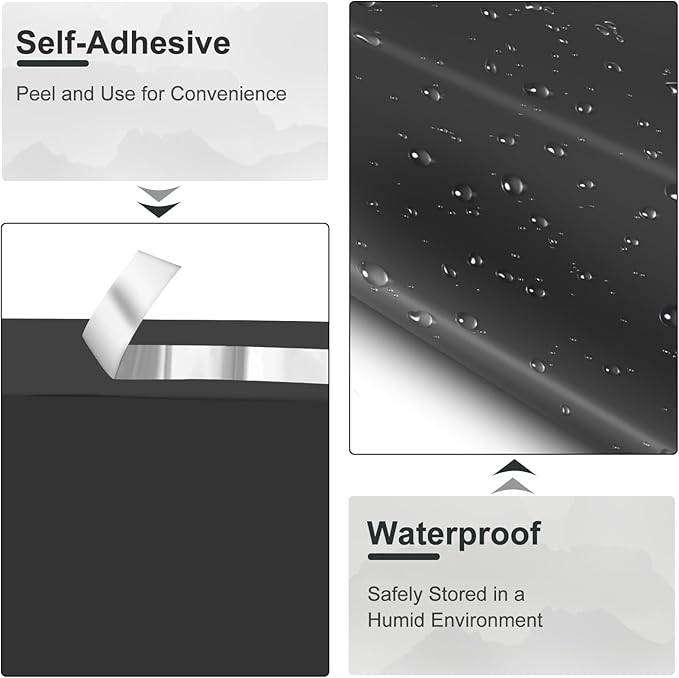 120PC Poly Mailers 6x9 Inch Black Mailing Envelopes Bags 6x9 Poly Mailers Shipping Bags with Self Adhesive Seal, Waterproof, and Tear-Proof Postal Bags