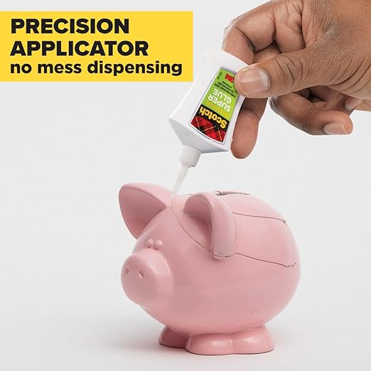 Scotch Super Glue Gel in Precision Applicator, .14 Ounces (AD125)