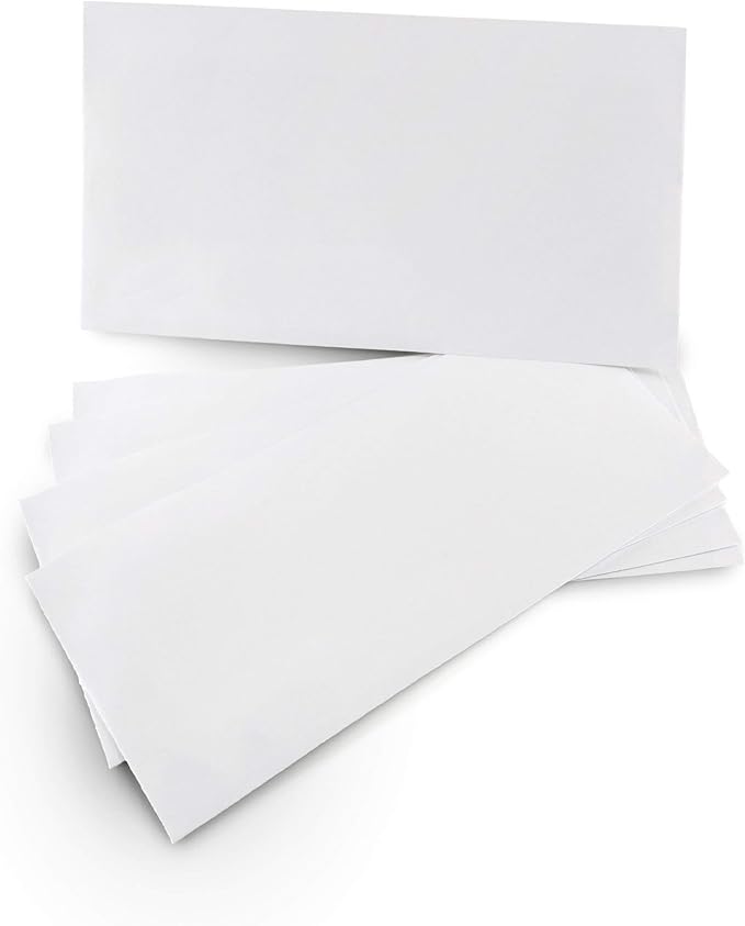 Aimoh 300#6 3/4 Security Tinted Self-Seal Envelopes - No Window, EnveGuard, Size 3-5/8 X 6-1/2 Inches - White - 24 LB - 300 Count (34300)