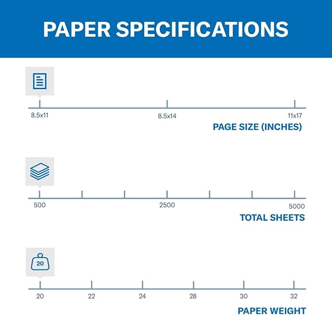 Hammermill Colored Paper, 20 lb Cream Printer Paper, 8.5 x 11-1 Ream (500 Sheets) - Made in the USA, Pastel Paper, 168030R