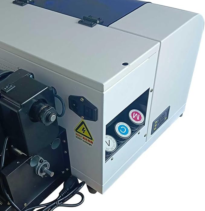 A3+ UV DTF Printer UV Sticker Printer Automatic Laminating Automatic Cleaning Come with 6x500ml Bottles Ink and A/B Film Rolls