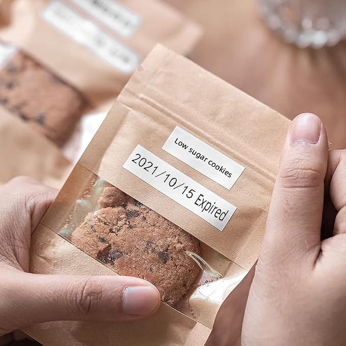 3 Pack P12 Label Tape Compatible with Dymo Label Maker Refills LT-100H | Compatible with Phomemo P12, P12-PRO, LT12 F12 Label Maker, 12mm x 4m Black On White, for Home, School, Office, Name Tags