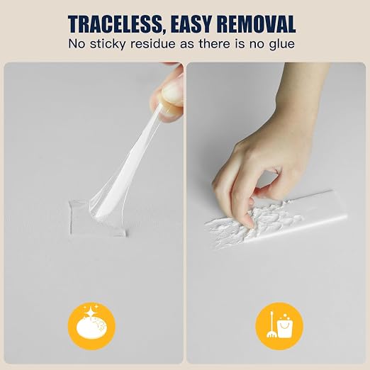 225Pcs Double Sided Adhesive Dots, 0.5'' Clear Adhesive Mounting Putty, No Trace Adhesive Putty, TackPutty for Wall Hanging, Crafts, Posters, Picture Classroom Decoration Museum