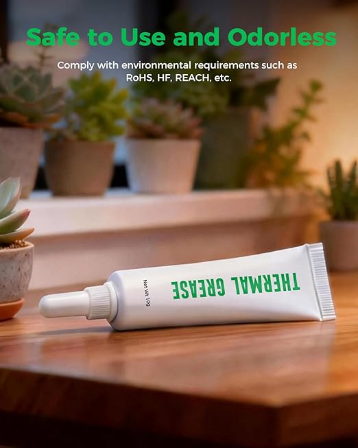 Creality 3D Printer Thermal Grease, 350°C High-Temperature Resistant Paste, Excellent Thermal Conductivity, Non-Conductive, for 3D Printer Hotend/Nozzle, Suitable for All FDM 3D Printer (1 Pack)