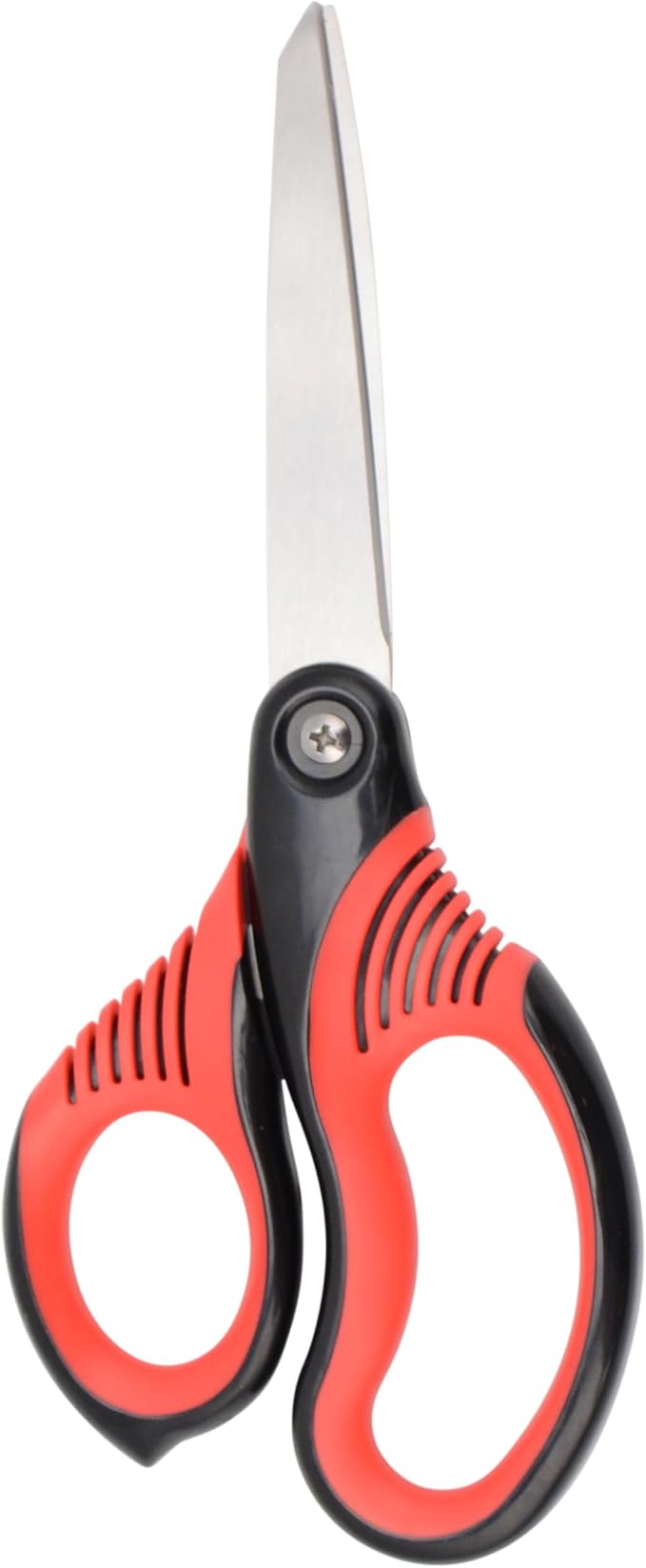 Westcott 8-Inch Titanium-Bonded Premium Handle Scissors for Office and Home, Black/Red