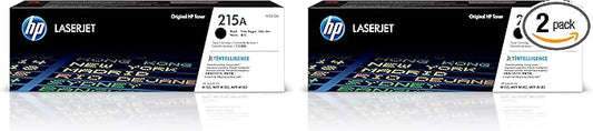 HP 215A Black Toner Cartridge Printers | Works with Printer Series: Color LaserJet Pro M155,Color LaserJet Pro MFP M182,M183 | W2310A,(Pack of 2)