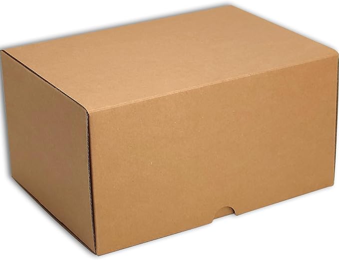 11x6x6 Shipping Boxes Brown Mailer Corrugated Cardboard Box Set of 20 | for Packaging, Literature, Packing, Mailing, Storage, Small Business, Moving, Gift, Supplies, Quick Fold, Tab Locking