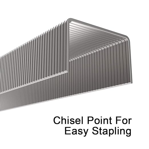 Rayson 23/10 Heavy Duty Staples, Enhanced 3/8" Leg Length, 1/2" Width, 70 Sheets Capacity, 10 Boxes of 1000 (Total: 10,000)