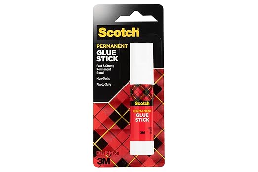 Scotch Glue Stick, .52 oz, Acid Free and Non-Toxic (6015)
