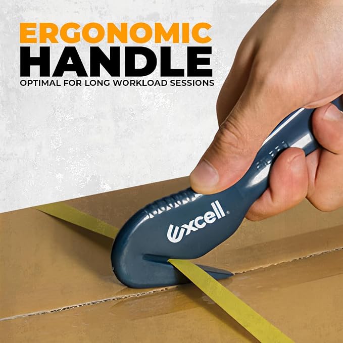 WOD SD-259B Disposable Handy Cutter Package Opener, Stretch Film Shrink Wrap Safety Box Cutters & Strapping Speedy Safety Cutter - Ideal for Office & Commercial Use