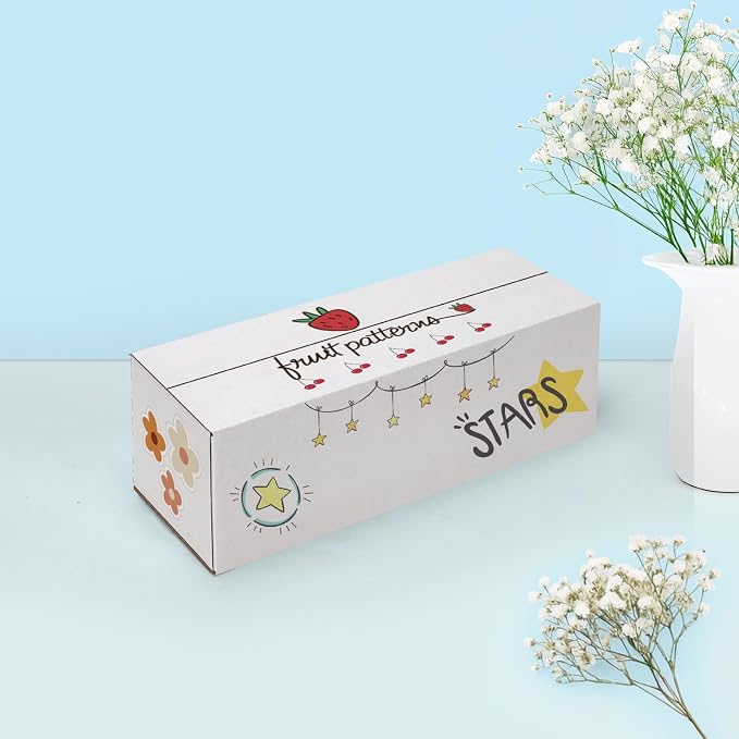 25-Pack Shipping Boxes 12x4x4 Inches, White | Corrugated Cardboard Box for Business Packing, Shipping, and DIY, Easy to Fold and Assemble
