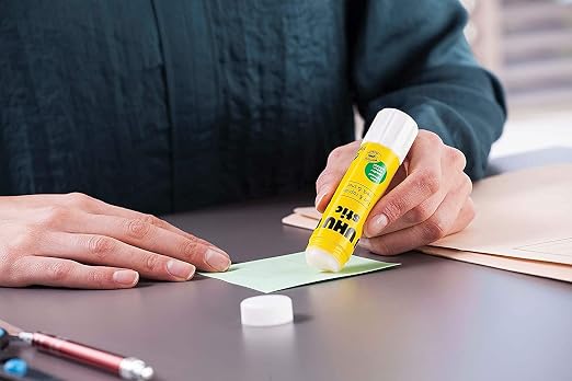 UHU Stic Glue Stick - Solvent Free - Clear Application - 8G - Pack of 3