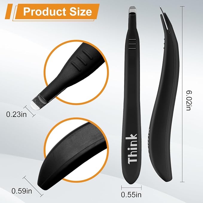 Magnetic Staple Remover 5 Pack, Pen-Shaped Staple Puller | Magnetic Pickup Grabs Staple, No-Tear Staple Removal, for School & Home Office, Black