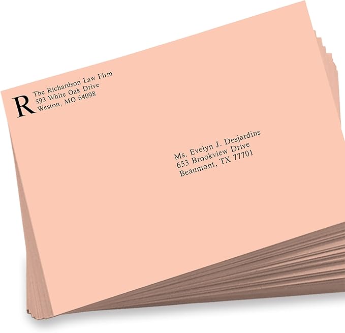 LUXPaper 9 x 12 Open End Envelopes | Peel & Press | Blush Pink | 80lb. Text | 50 Qty
