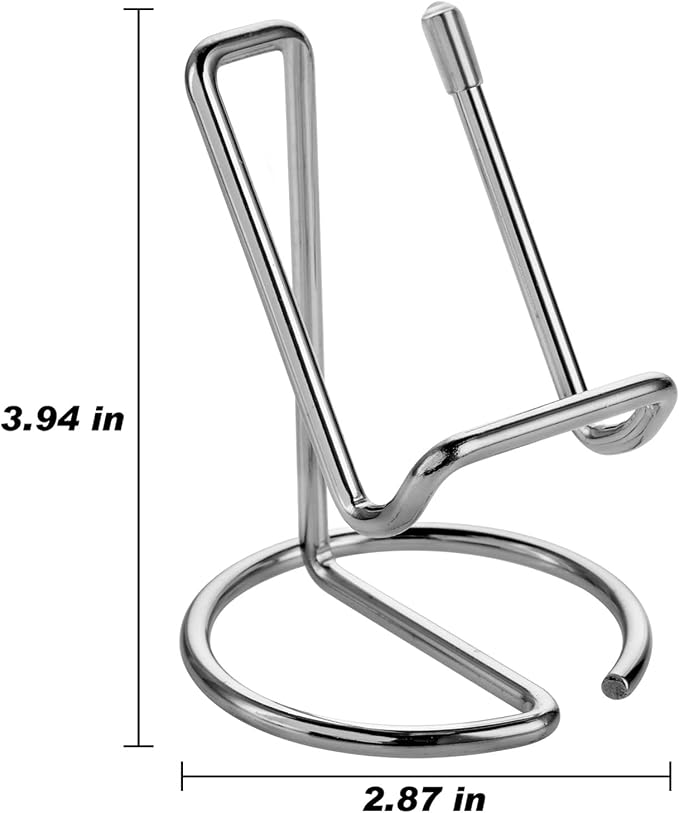 ROPOSY Cell Phone Stand for Desk, Silver Cell Phone Holder Desk Accessories