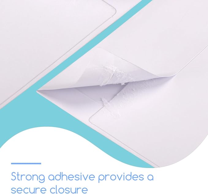 A7 Envelopes Self Seal 500 Pack - 5.25x7.25 White Invitation Envelopes Bulk for 5x7 Postcard, Wedding, RSVP, Thank You Notes, Announcements, Greeting Cards, Photos