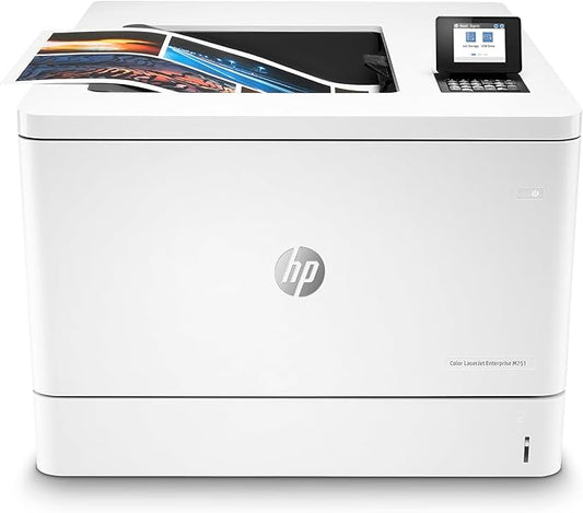 HP Color LaserJet Enterprise M751dn Printer with One-Year, Next-Business Day, Onsite Warranty (T3U44A), White