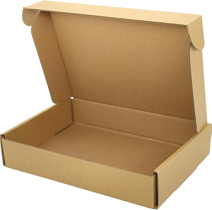 11x8x2 Shipping Boxes Brown Mailer Corrugated Cardboard Box Set of 30 | for Packaging, Literature, Packing, Mailing, Storage, Small Business, Moving, Gift, Supplies, Quick Fold, Tab Locking