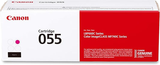 Canon Genuine 055 Magenta Toner Cartridge Compatible with LBP664Cdw, MF741Cdw, MF743Cdw, MF745Cdw, MF746Cdw