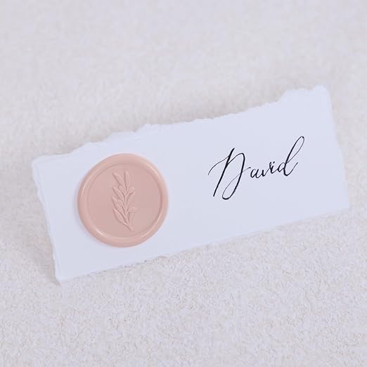 UNIQOOO Blush Pink Sealing Wax Sticks for Wax Seal Stamp - Perfect for Wedding Invitations, Cards Envelopes, Snail Mails, Wine Packages, Christmas Gift Ideas, Pack of 8