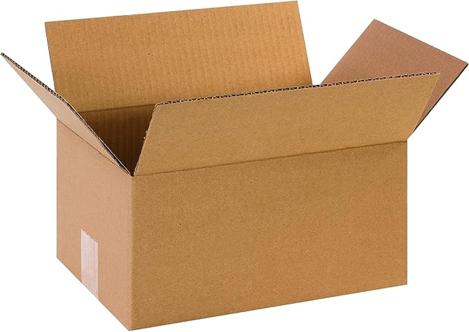 BOX USA Small Shipping Boxes 12"L x 8"W x 6"H (25-Pack) - Corrugated Cardboard Box for Moving, Mailing, Packing, Packaging and Storage