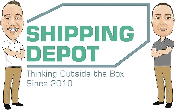 Secure Seal - 5x5x4 Pack of 100 Corrugated Cardboard Packing Shipping Mailing Moving Carton Boxes