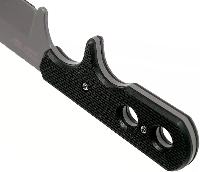 Cold Steel Mini Tac Bowie 3-5/8" Lightweight Durable 8Cr13MoV Stainless Steel Fixed Blade Clip Point Outdoor Hunting Utility Knife, Griv-Ex Handle, Secure-Ex Sheath - Blister