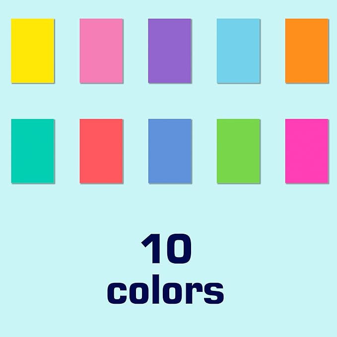 Colored Labels Stickers 3" x 2", Moving Labels for Boxes, 10 Colors, Large Adhesive Moving Stickers, Rectangle Name Tags - 200 Pack