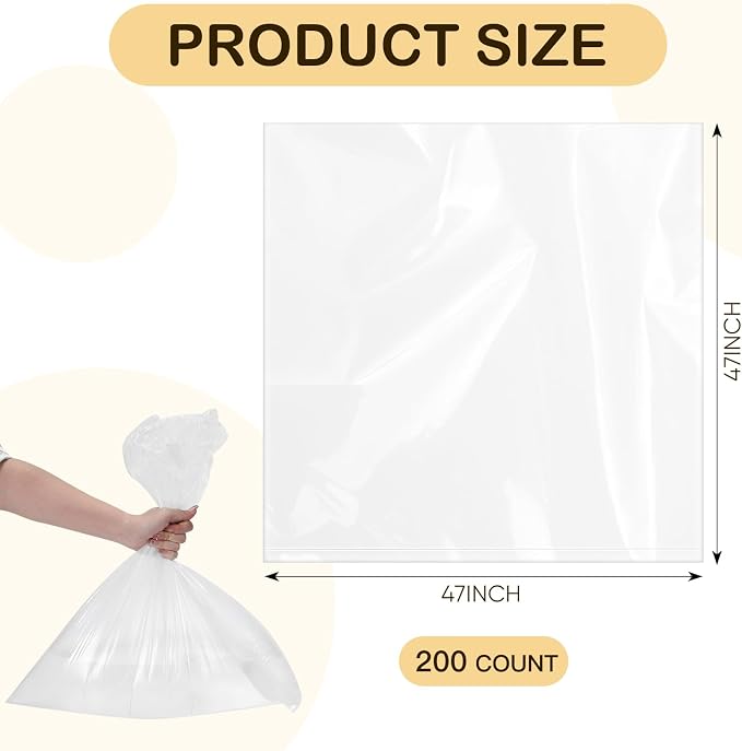 100 Pcs Shredder Bags Bulk, Use for Shredders, 32 to 38 Gallon Size | Fits Small, Medium, Large Shredders, Strong Plastic, Office Waste Bags, Transparent Design, Easy to Monitor Fill Level