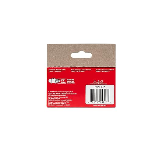 Arrow Heavy-Duty T25 Round Crown Staples, 1100 Count | For Low Voltage Cables & Wires, Up to 1/4" Wire Diameter, 7/16" Leg Length, 5/16" Crown Width