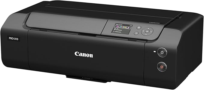 Canon imagePROGRAF Professional 13" PRO-310 Wireless Inkjet Photo Printer with 3.0-Inch Color LCD Monitor, 9 Color Pigment-Based Ink System, Black