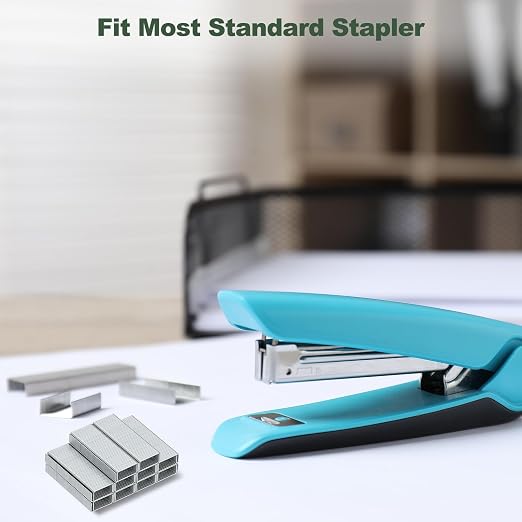 M&G 23/23 Heavy Duty Staples for Stapler, 5000pcs(1000pcs Per Box) Staples 210 Sheets Capacity for Standard Stapler Smooth Stapling for Home Office Supplies, Silver