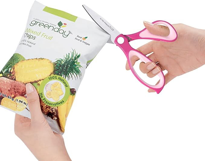 PLUS Fit Cut Curve Scissors 8" Pink