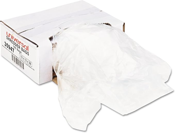Universal 35947 High-Density Shredder Bags, 16 gal Capacity, 100/Box