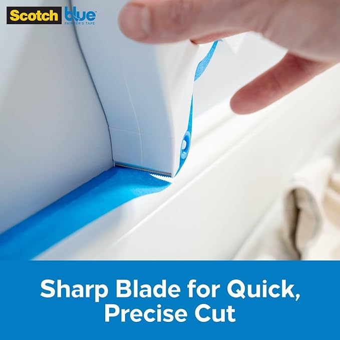 Scotch Blue Painters Applicator,Applies Painter's Tape in Continuous Strip,Paint-Tape Applicator for Trim,Windows and Door Frames,1.41 Inches x 20 Yards,1 Starter Roll,(Pack of 6)